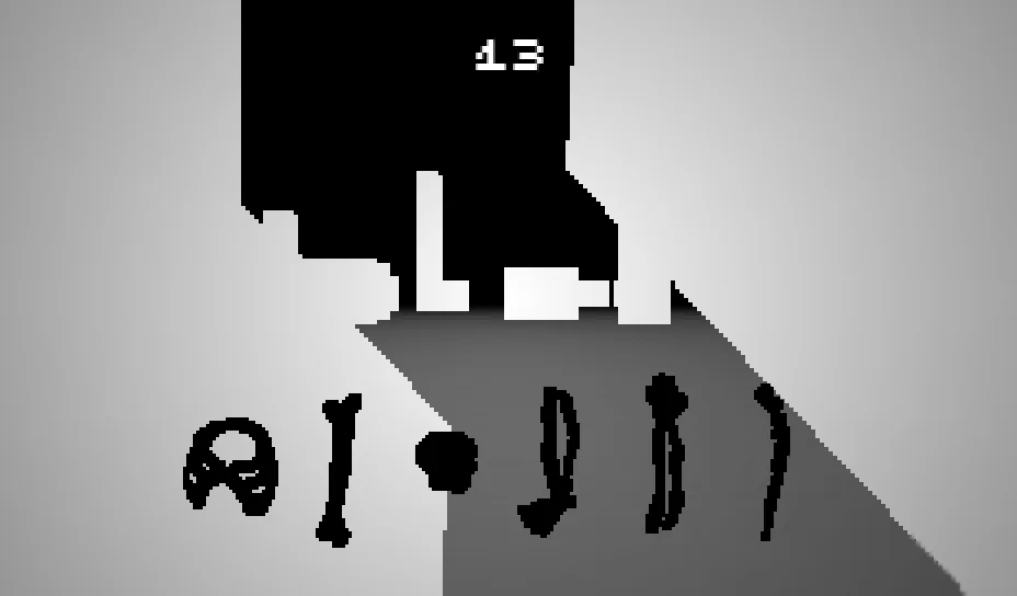 A grey gradient covering the 3D scene.